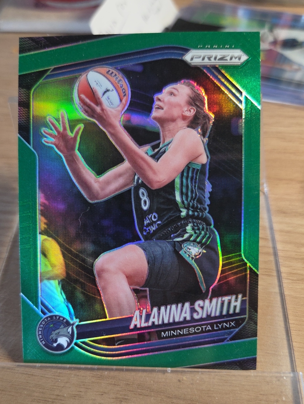 Panini 2025  Prizm Green Alanna Smith Minnesota Lynx Trading Card